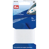 Bande auto-adhésive pour ourlets avec papier de support de 3,8 cm - Prym - 5 m