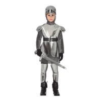 Déguisement de chevalier médiéval avec armure pour enfant