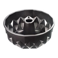 Moule Bundt Geometric cake en aluminium de 25 x 10 cm - Kaiser