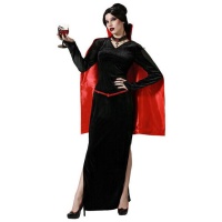 Costume de vampire avec cape pour femme