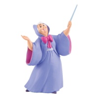 Figure pour gâteau de Fée Marraine Cendrillon de 8,5 cm - 1 unité