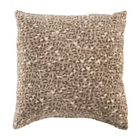 Coussin léopard clair de 43 cm