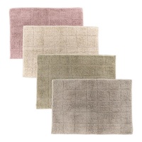 Tapis de bain quadrillé de 60 x 40 cm - 1 unité