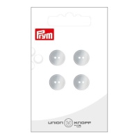 Boutons gris et blancs de 1,2 cm - Prym - 4 pièces