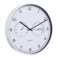 Horloge murale temp/hydro de 43,5 cm - DCasa