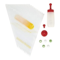 Kit pour décorer les douceurs - Wilton - 18 pièces