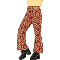 Pantalon hippie des années 70 pour adulte