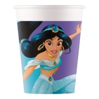 Gobelets Disney Princesses compostables de 200 ml - 8 unités