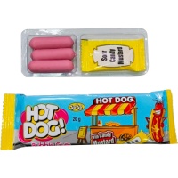 Hot-dog avec sauce moutarde de 20 g - 24 unités