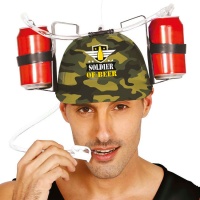 Casque pour boisson de militaire