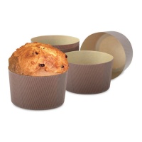 Moules à panettone de 1 kg jetables - Decora - 40 unités