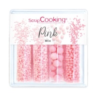 Kit de saupoudrage rose 68 gr - Scrapcooking