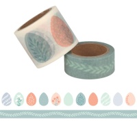 Washi tape d'oeufs de Pâques - 5 m