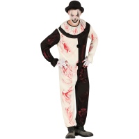 Costume de clown terrifiant ensanglanté pour adulte