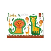 Emporte-pièces girafe et lion - Decora - 2 unités