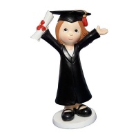 Figurine de remise de diplôme pour fille