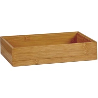 Organisateur empilable en bambou de 23 x 15 cm