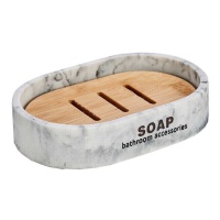 Porte-savon en marbre Soap de 12,5 x 8,5 cm