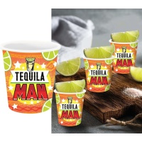 Verres Tequila Man pour shots - 3 unités