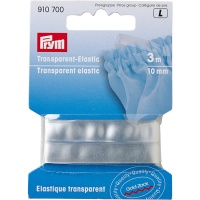 Ruban élastique de 1 cm transparent - Prym - 3 m