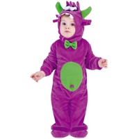 Costume de Monstre lilas pour bébé