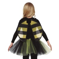 Ensemble d'ailes et tutu de petite abeille pour enfant