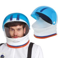 Casque d'astronaute avec visière bleue