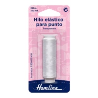 Fil élastique transparent pour tricot - Hemline - 200 m