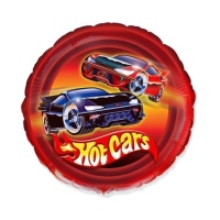 Ballon Hot Cars de 45 cm - Conver Party