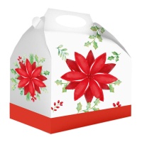 Boîte de Fleur de Pâques de Noël pour confiseries 20 x 16 x 11 cm - 12 unités