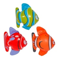 Poissons tropicaux gonflables de 16 x 20 cm - 3 unités