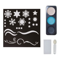 Kit de maquillage flocons de neige