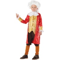 Costume d'époque rouge pour enfant