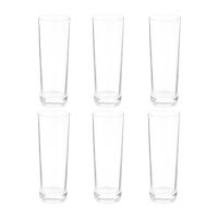 Verre de 265 ml à tube - 6 unités