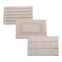 Tapis de bain de 60 x 40 cm Taupe - 1 unité