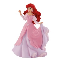 Figurine pour gâteau d'Ariel avec robe de 10,5 cm - 1 unité