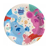 Assiettes en carton compostable Blue's Clues de 18 cm - 8 unités