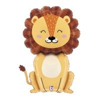 Ballon lion assis de 56 x 79 cm - Grabo