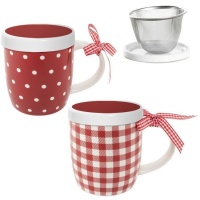 Tasse de 350 ml Farm House avec filtre et boucle - 1 unité