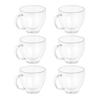 Tasse à café en borosilicate de 140 ml - 6 unités