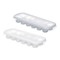 Seau à glaçons pour 12 glaçons transparent en silicone - 1 unité