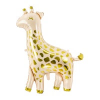 Ballon silhouette de girafe 0,80 x 1,02 m - PartyDeco