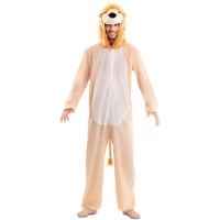 Costume de lion avec queue pour homme