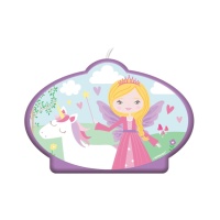 Bougie de princesse de 10 x 7 cm