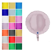 Ballon rond métallisé de 46 cm - Grabo