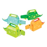 Boîte Dino Party pour enfant - 4 unités