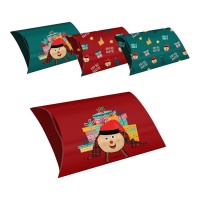 Boîte cadeau de 14,4 x 7,9 x 7 cm de Tió de Nadal - 4 unités