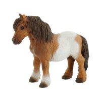 Figure pour gâteau de Jument Poney Shetland de 8 cm