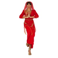 Costume de danseuse hindoue pour femme