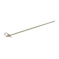 Brochette en bambou avec manche en boucle de 18 cm - 12 unités